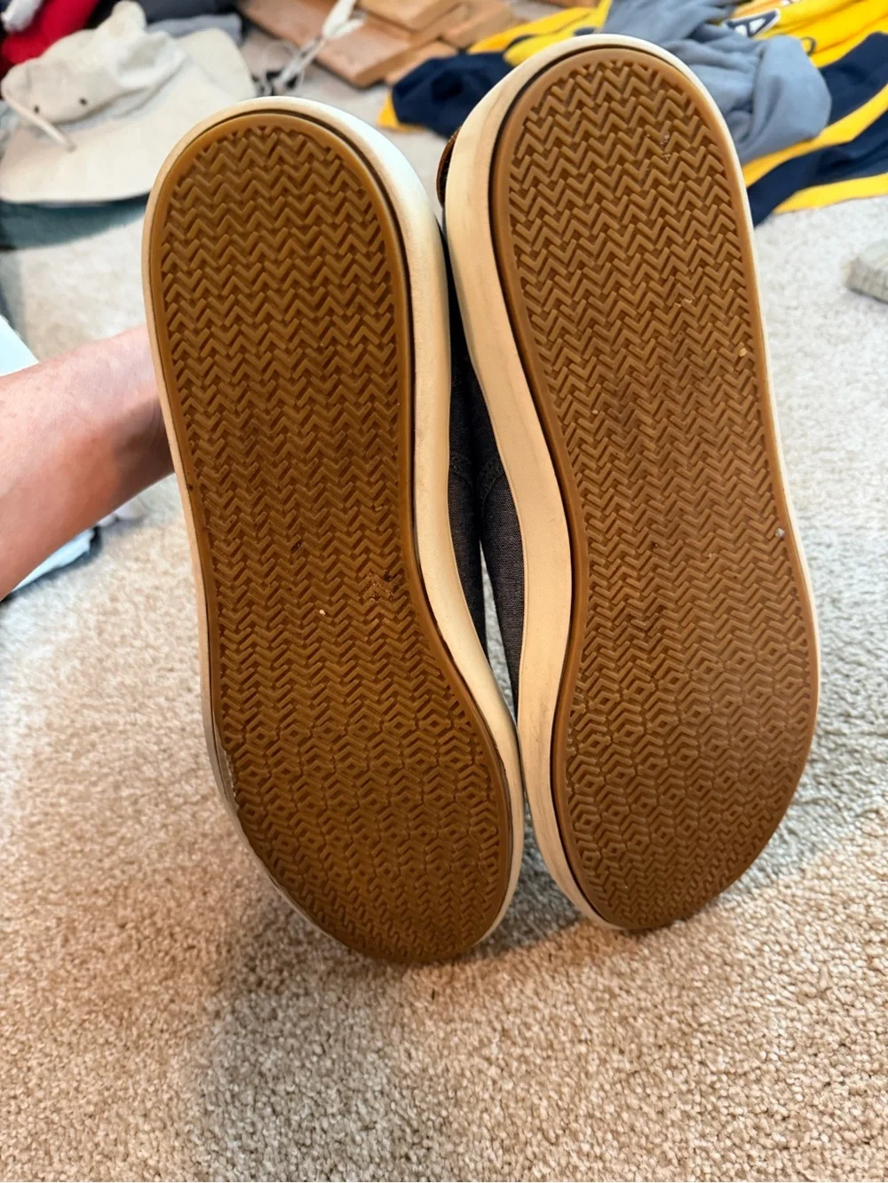 These are Steve Madden Men's Fenta Fashion Sneakers in blue fabric. 11M